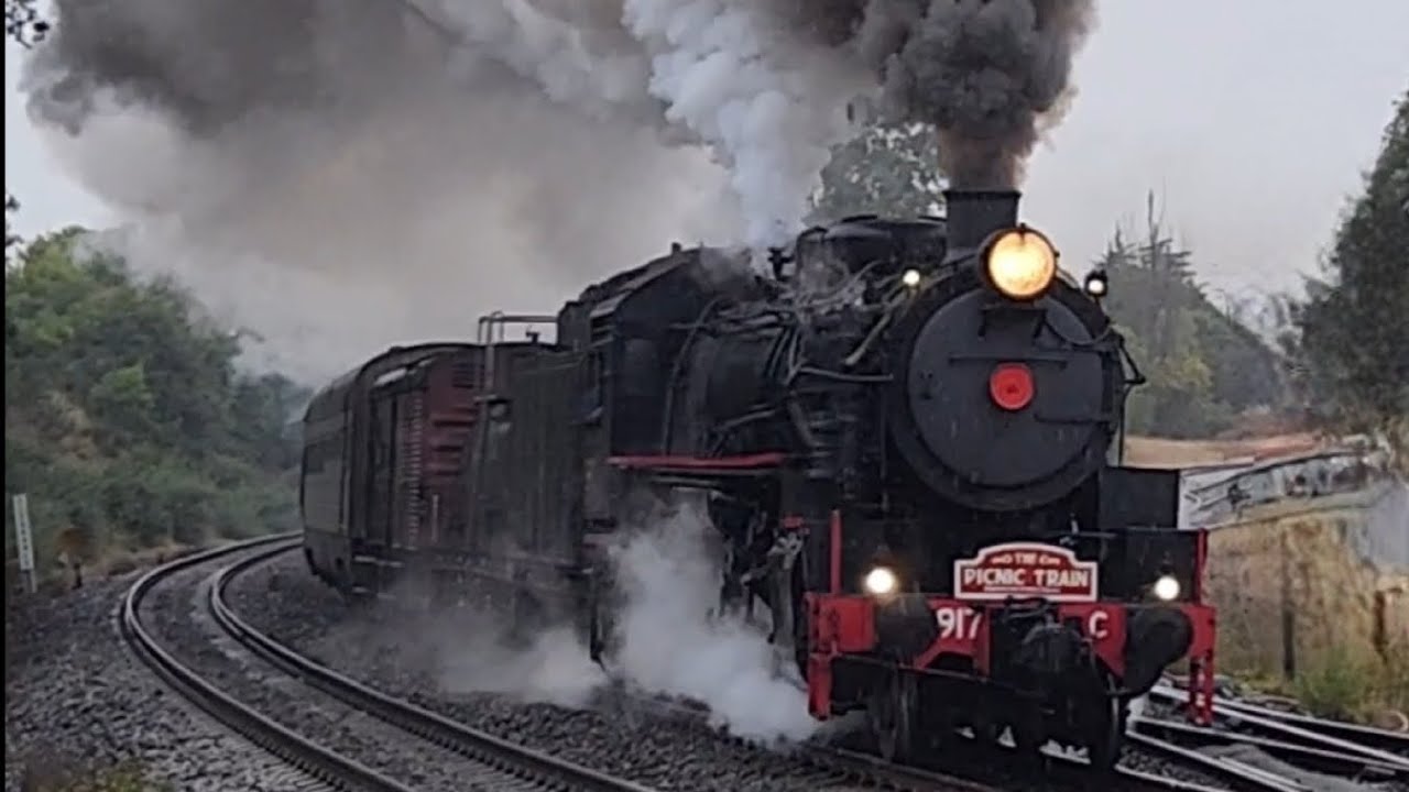 5917 Moss Vale picnic train 26/7/25.   Part 1 heading to Moss Vale