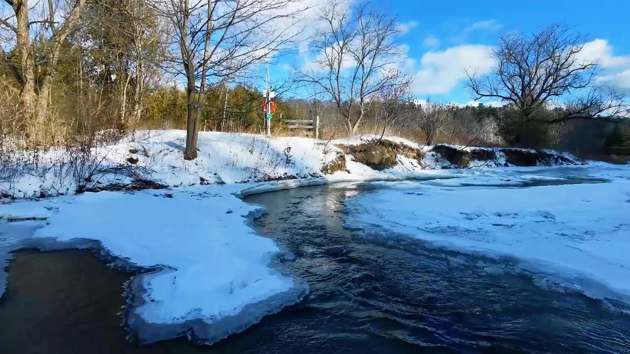 frozen river