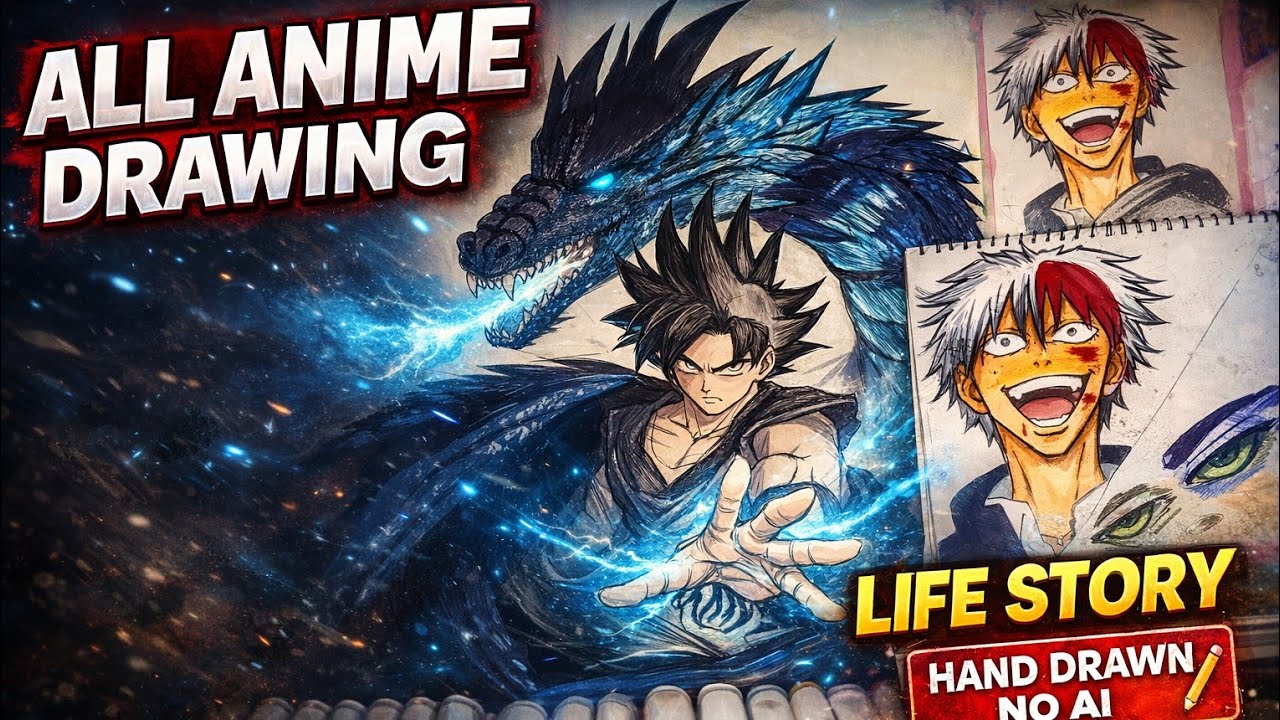 all anime character Drawing Faizan Malik Gzb is live