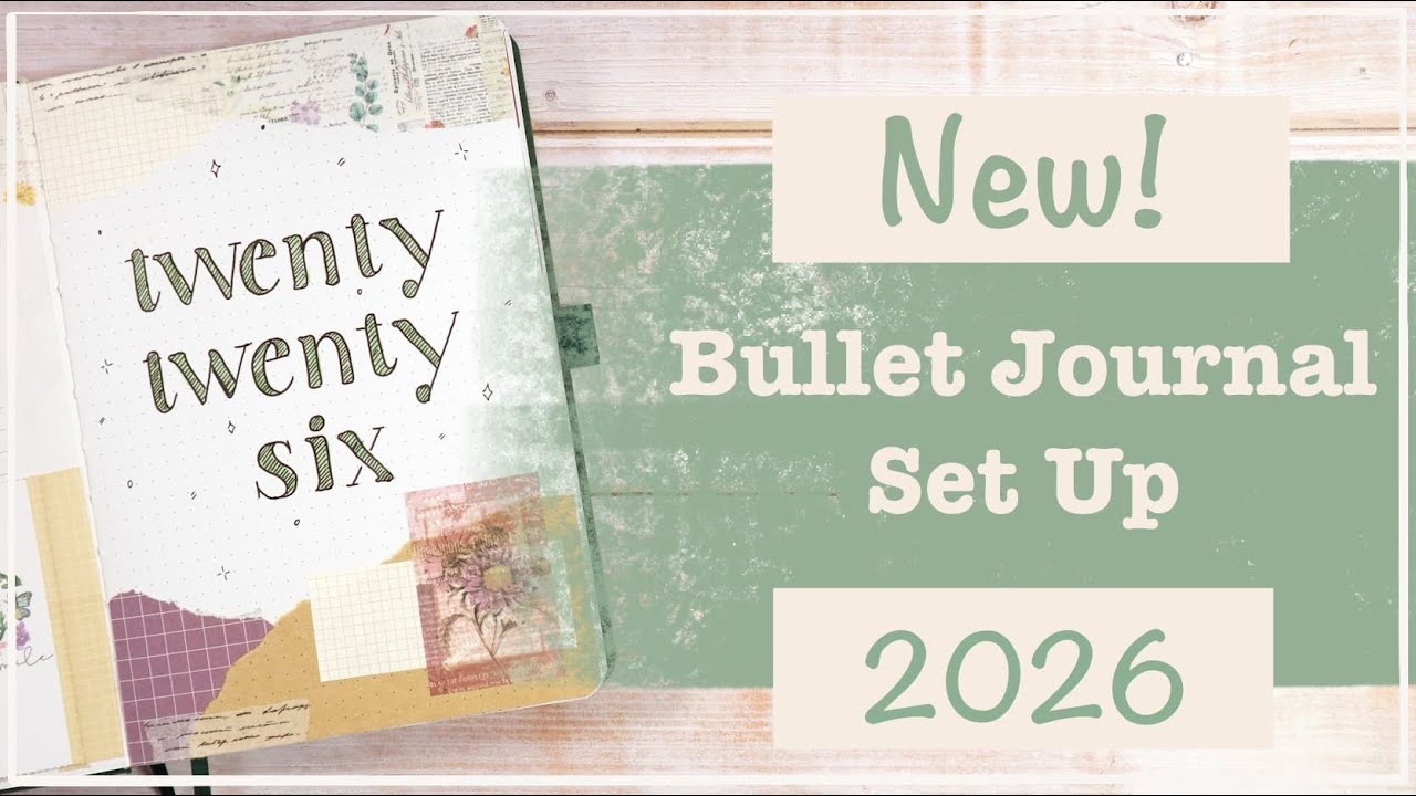 2026 | Настройка Bullet Journal | Новый год — подходит для новичков!