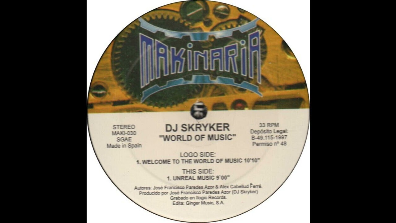 DJ Skryker &ndash; Welcome To The World Of Music (Hard Trance 1997)