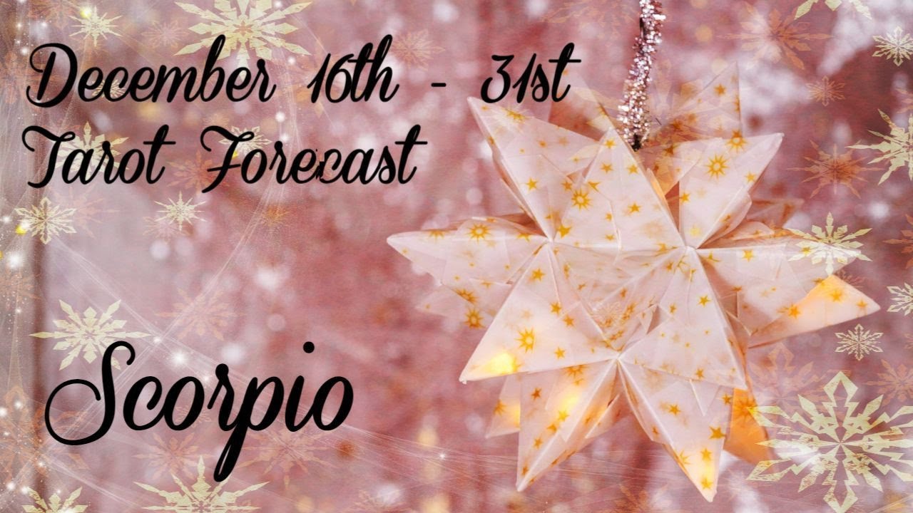 ♏️Scorpio ~You’re On The Minds Of Many! ~ December 16th - 31st Tarot Messages