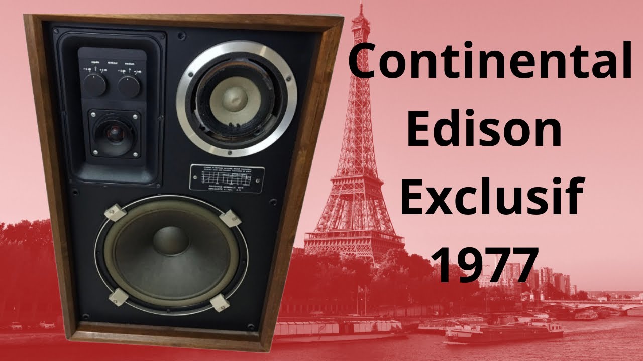 ENCEINTES ➡️ CONTINENTAL EDISON EXCLUSIVE 👌🎵🎶