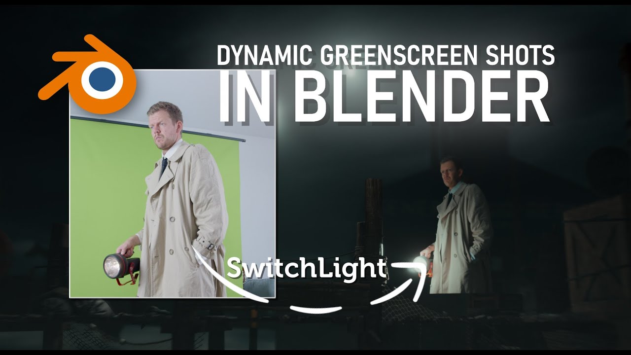 Dynamic Greenscreen Shots in Blender #blender #greenscreen #b3d #blendertutorial #blender3d