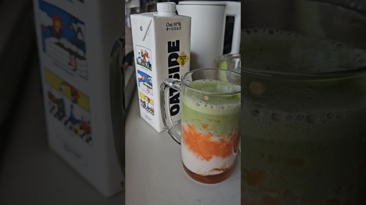 Рецепт матча из папайи 🍵🏉