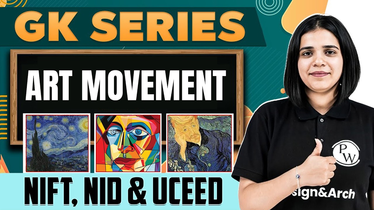 Art movement : GK for NIFT, NID & UCEED | Drawing Exam General Knowledge Series
