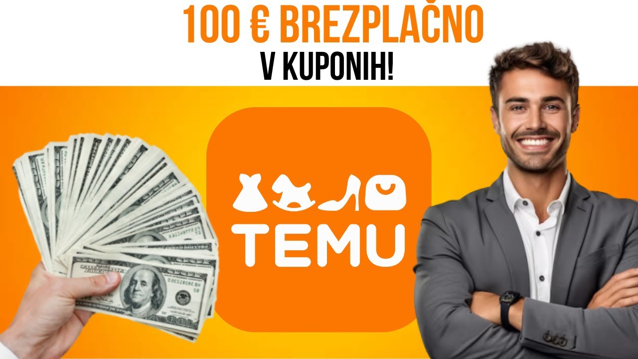 Brezplačnih 100&euro; v kuponih in 30% popust! #temu