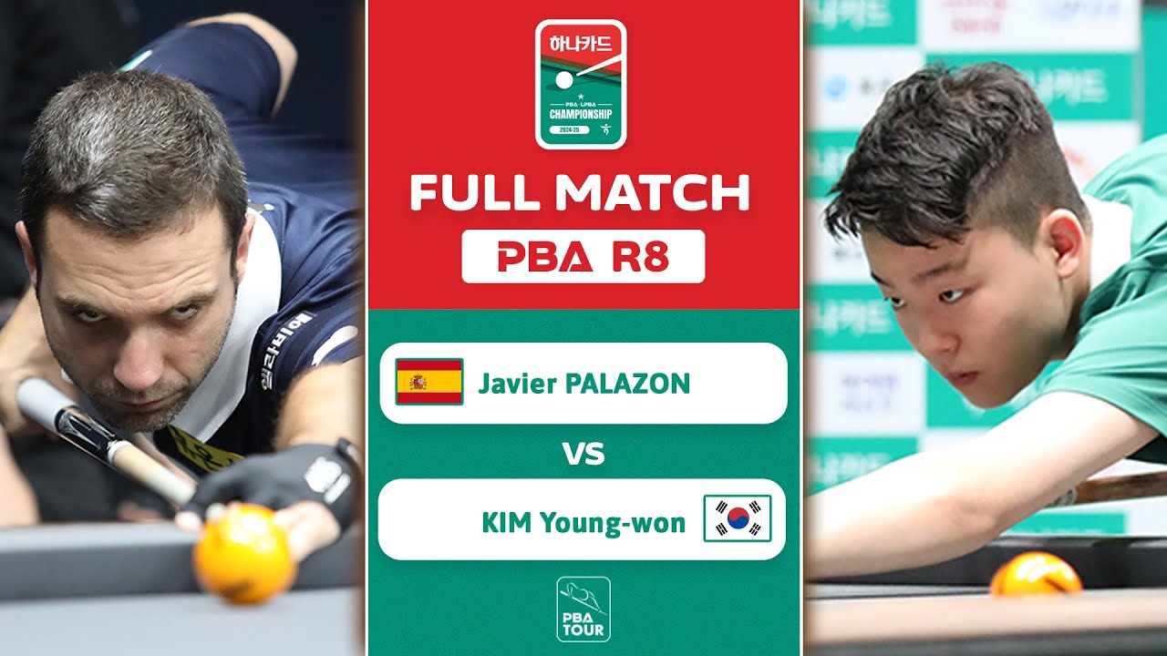 FULL MATCH: Javier PALAZON - KIM Young-won | PBA Tứ Kết | Hana Card Championship 2024