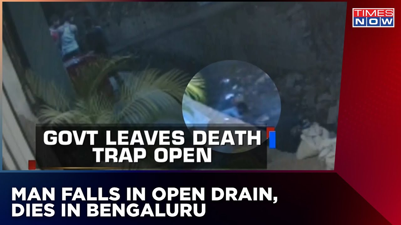 Man Falls In Open Drain, Kin Files Complaint Against BBMP | Congress Calls BBMP 'Murderer'