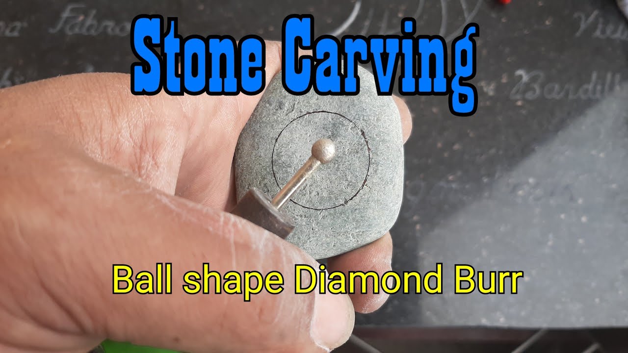 Stone Carving: Ball shape Diamond Burr