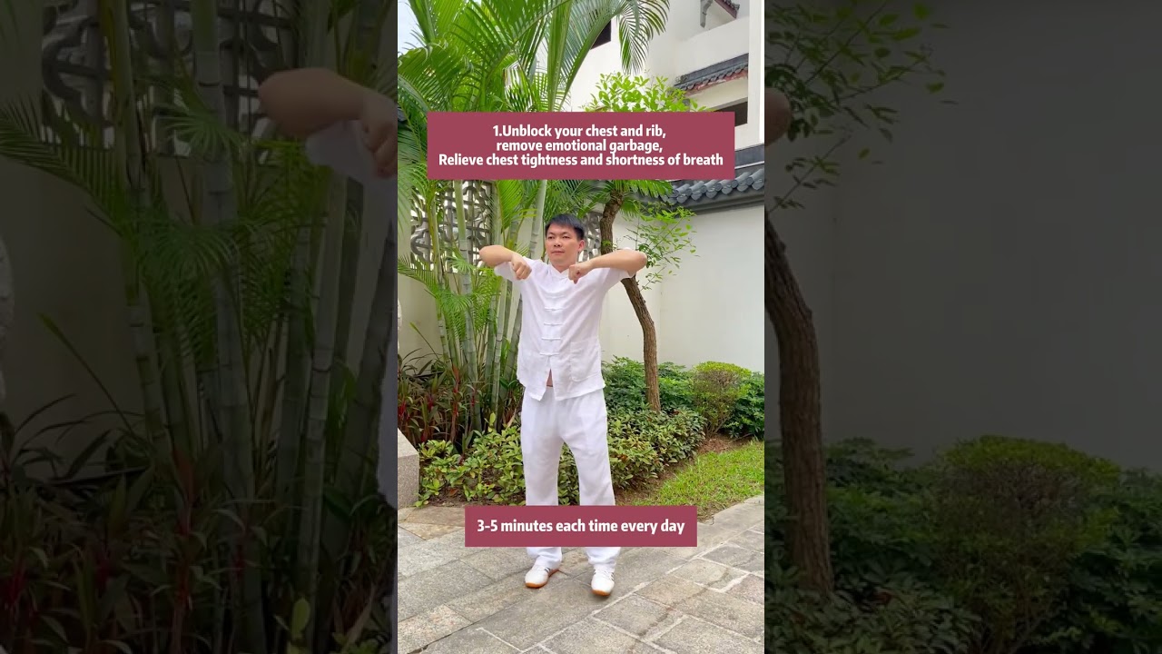 exercise for release stress and anxiety. #stress #anxiety #qigong #exercisetips #wellness #taichi