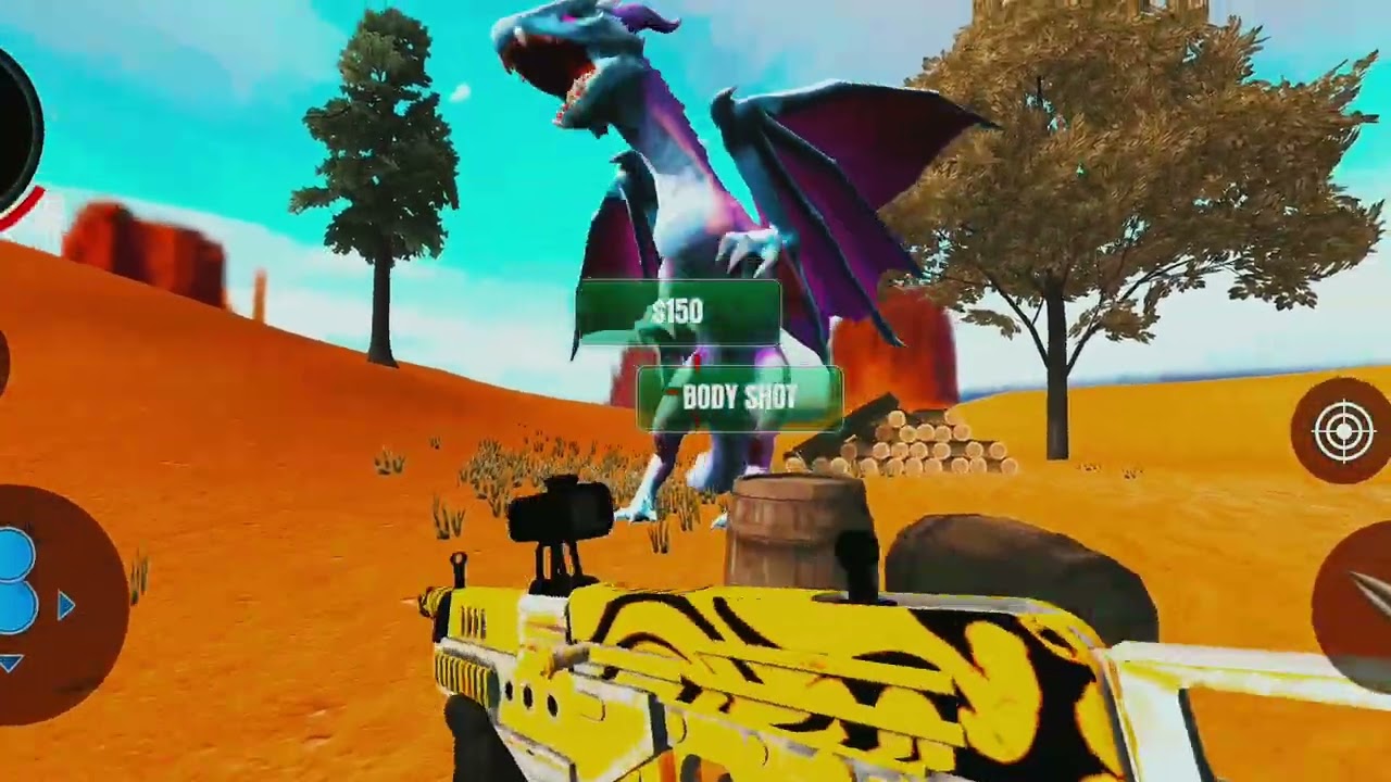 Pro Dino Hunter | One Bullet Double KillUnbelievable Dino Hunt Moment 😲