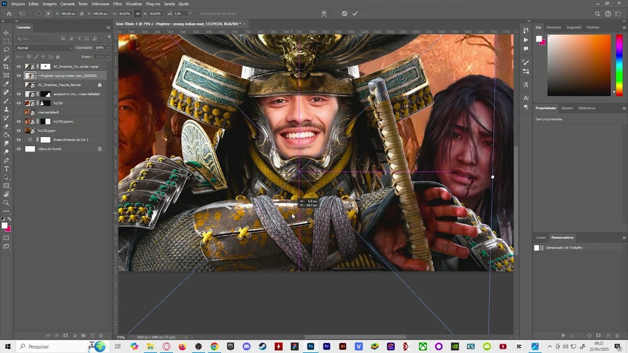 Como fazer THUMBNAIL estilo ALANZOKA! (2025) ASSASSIN'S CREED SHADOWS