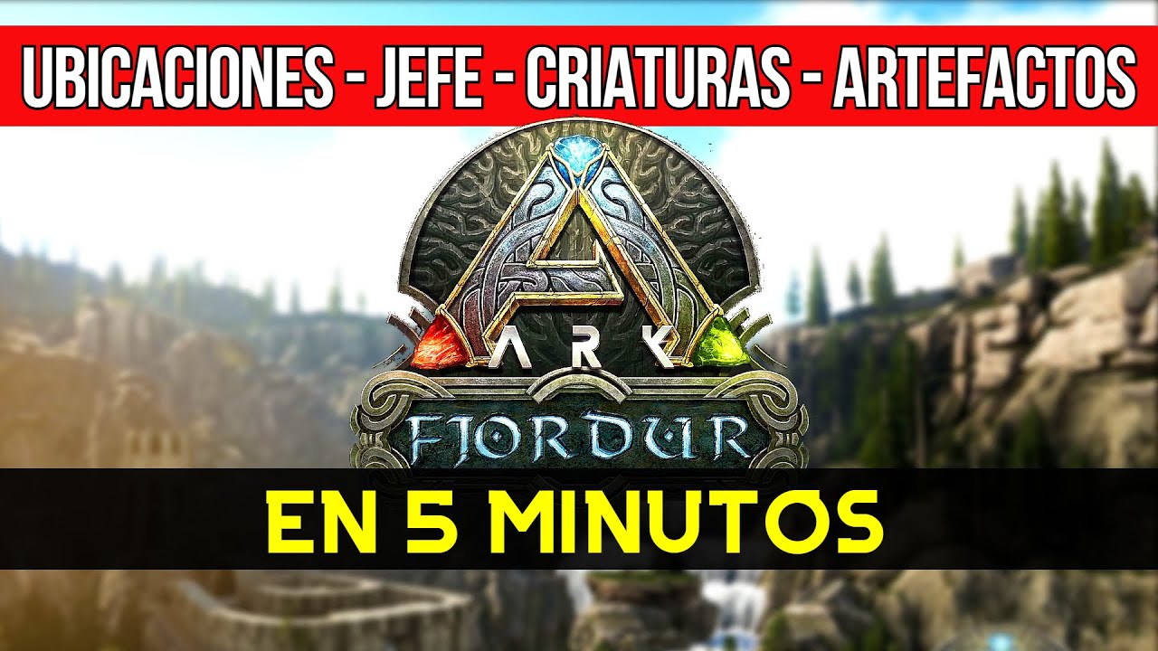 ARK FJORDUR EN 5 MINUTOS ⏱ | Jefes, Criaturas, Artefactos, Ubicaciones y más!