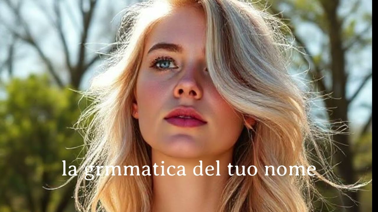 la grammatica del tuo nome