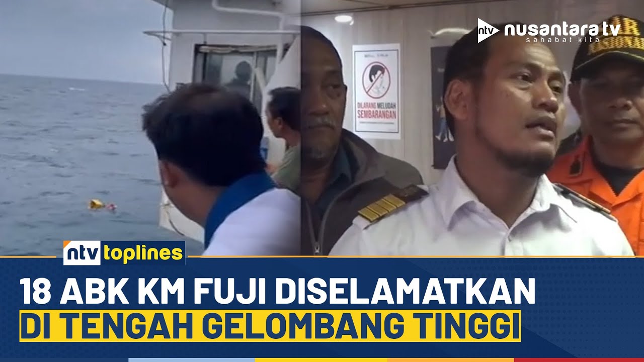 Pecah Lambung! Aksi Heroik Nahkoda Pelni Evakuasi 18 ABK KM Fuji Saat Gelombang Tinggi | NTV