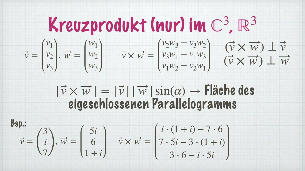 Skalarprodukt, Kreuzprodukt mit Levi-Civita Symbol | Rechenmethoden für Physiker