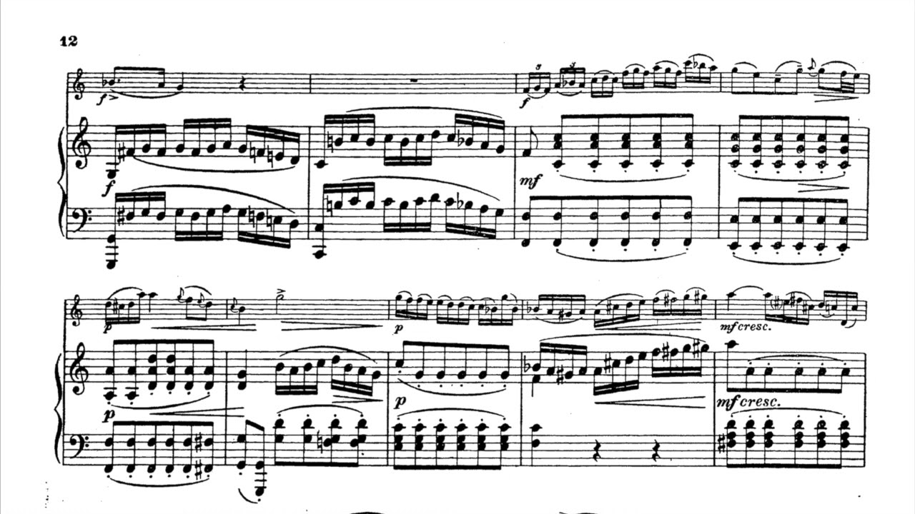 Haydn - Violin Concerto No. 2 in G major,  2nd Mov. (piano accompaniment)
