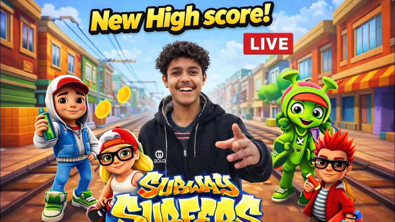 Subway Surfers is live gameplay