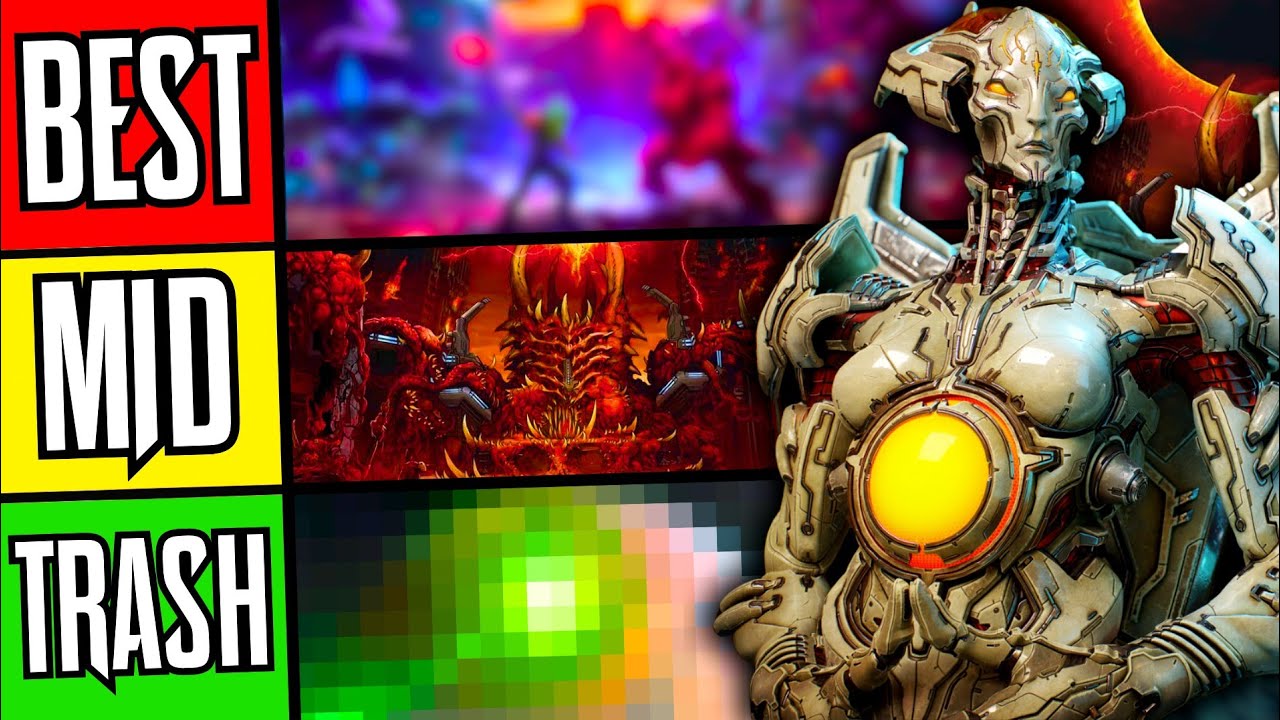 Рейтинг всех уровней Doom Eternal от худшего к лучшему (включая уровни из DLC).