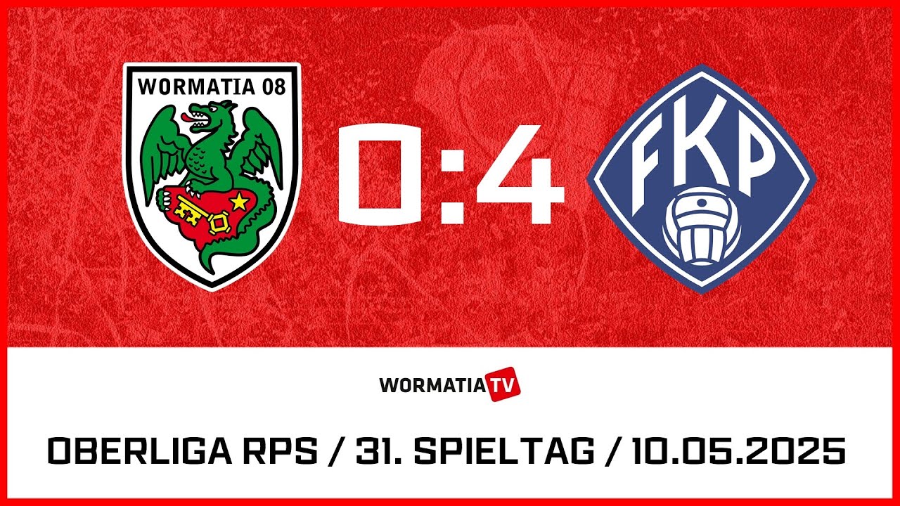 Highlights Wormatia Worms vs FK Pirmasens 0:4 (10.05.2025)