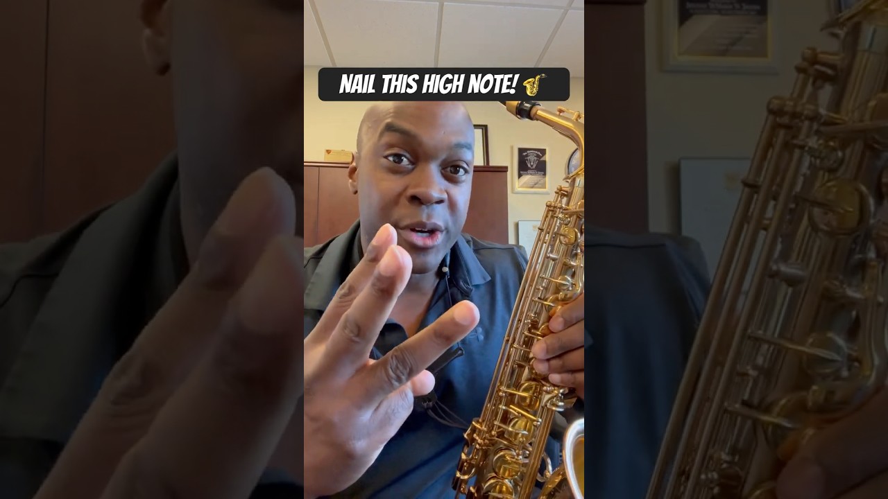 Altissimo G на саксофоне? Попробуйте эти 3 аппликатуры! 🎷🔥 #altissimo #saxophonetips #highnotes