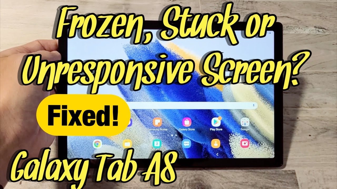Galaxy Tab A8: экран завис или не отвечает? Легко исправить!