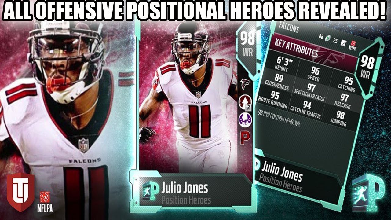 ALL OFFENSIVE POSITIONAL HEROES REVEALED! HUNT, JULIO, BREES AND MORE! | MUT 18
