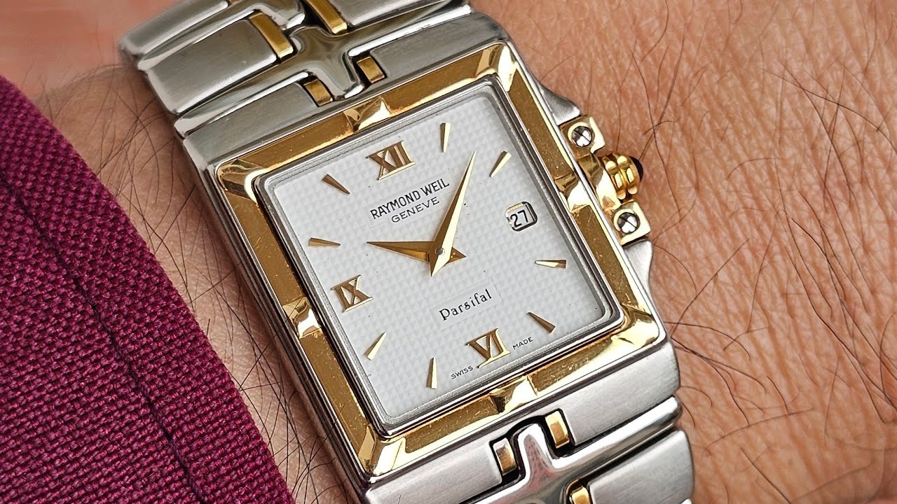 (Đã bay) Raymond Weil Tank demi 18k vintage tuyệt đẹp 