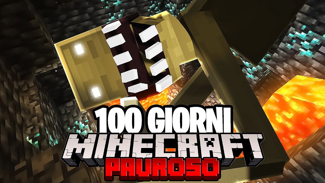 Gioco per 100 GIORNI su MINECRAFT PAUROSO! Ep. 2 SONO MORTO!