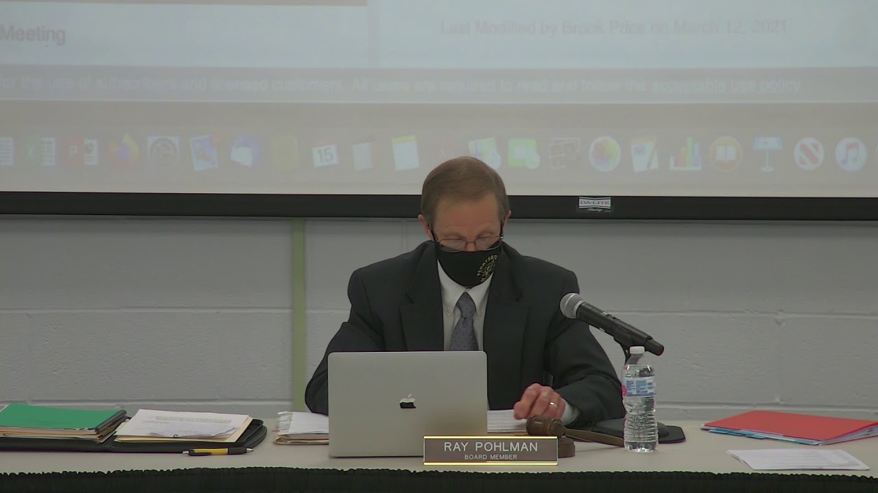 Perrysburg Schools BOE Meeting 3-15-2021