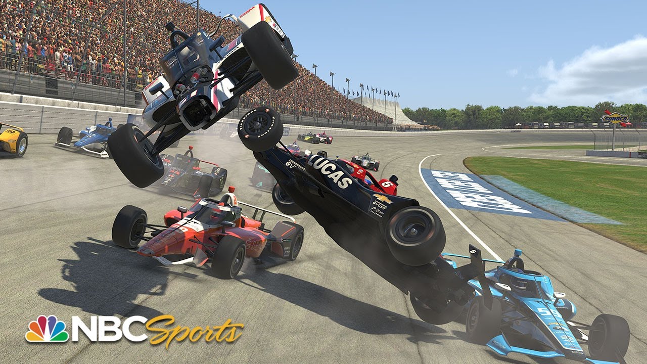 IndyCar iRacing Challenge: Michigan International Speedway (FULL RACE) | Motorsports on NBC
