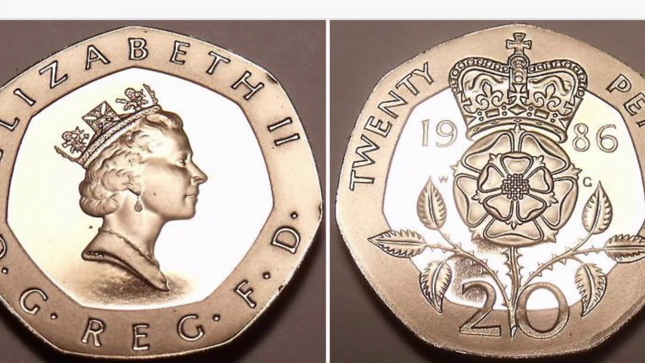 1986 Twenty Pence Coin WORTH? Queen Elizabeth II