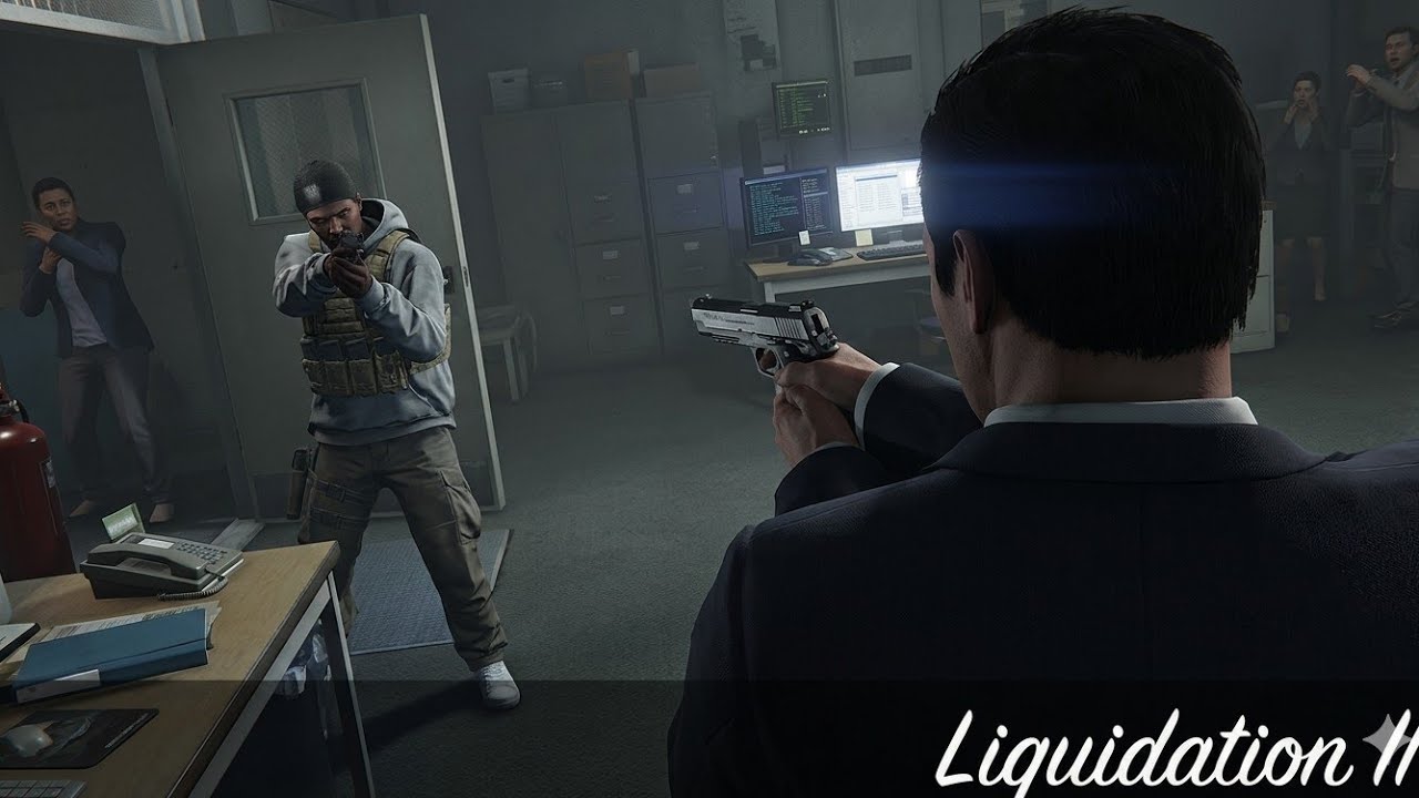 GTA 5 ONLINE MISSION  : LIQUIDATIN Il [Martin]