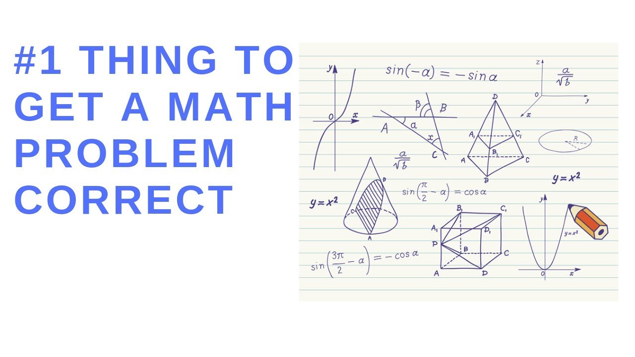#1 Thing To Get A Math Problem Correct- DON’T SKIP THIS!