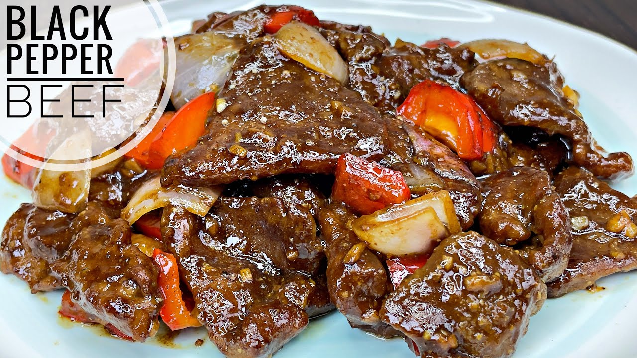 Chinese Black Pepper Beef Stir Fry Recipe | The Secret To Making Juicy & Tender Beef