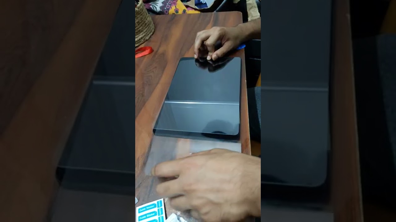Tempered glass on Xiaomi pad5 #temperedglass #amazonbuy #shorts  #shortsvideo #shortsfeed #amazon