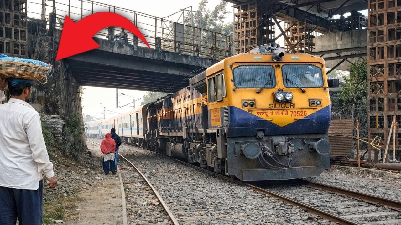 Indian Last Diesel 🔥Train CROSSING | WDP4D+ WDG4D+ DEMU More | Indian railways 