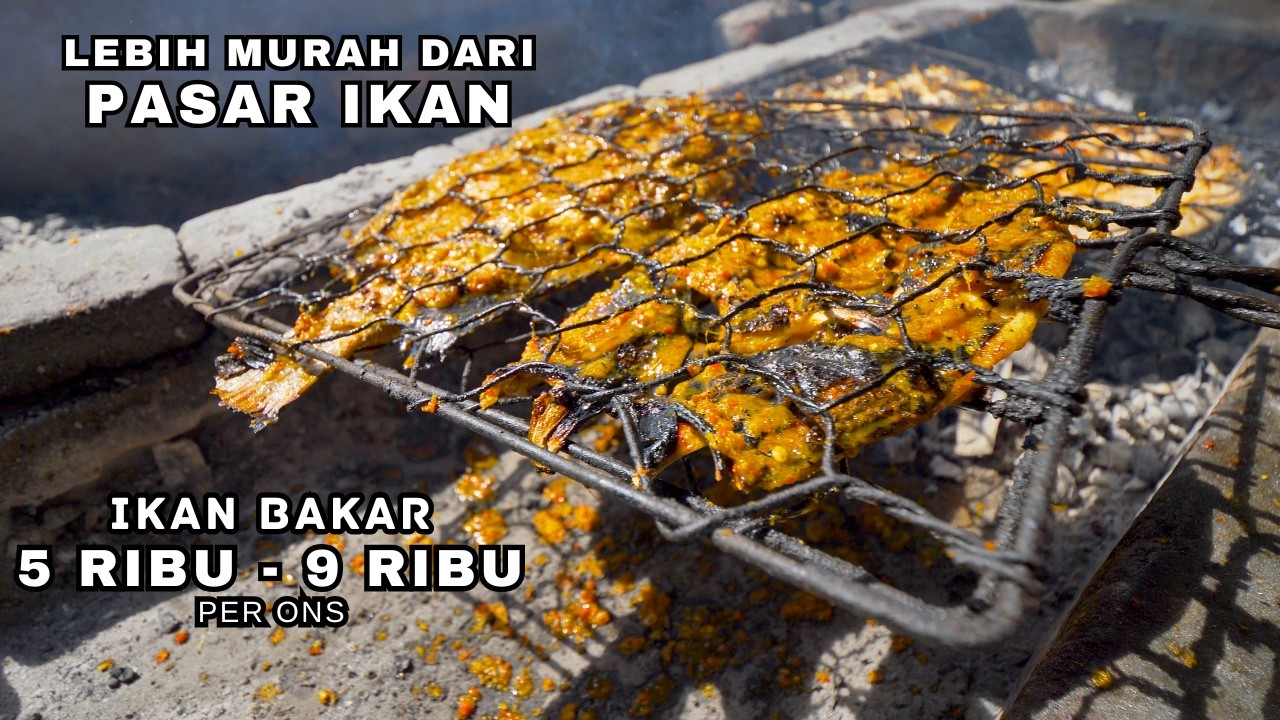 Ikan Bakar Segar Lebih Murah dari Ikan di Pasar || Ikan Bakar PAK TIAR Langsa
