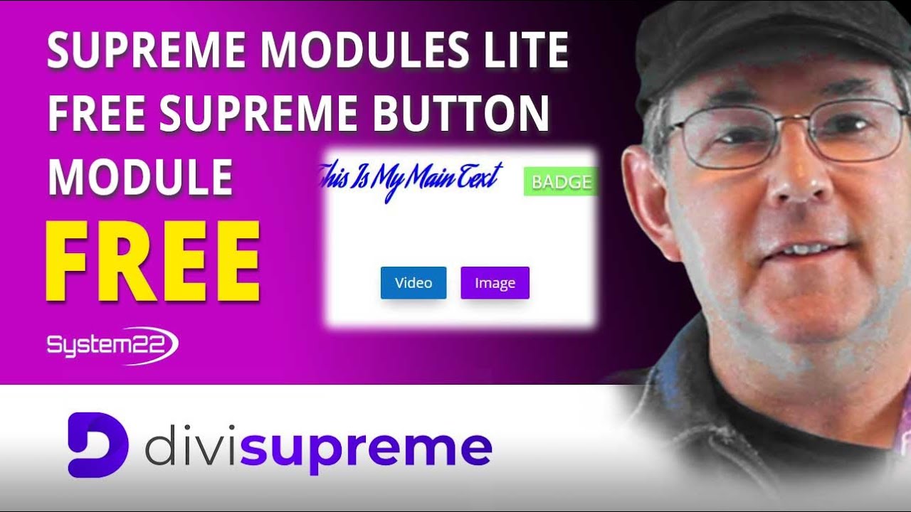 Divi Theme Free Supreme Button Module 👍👍