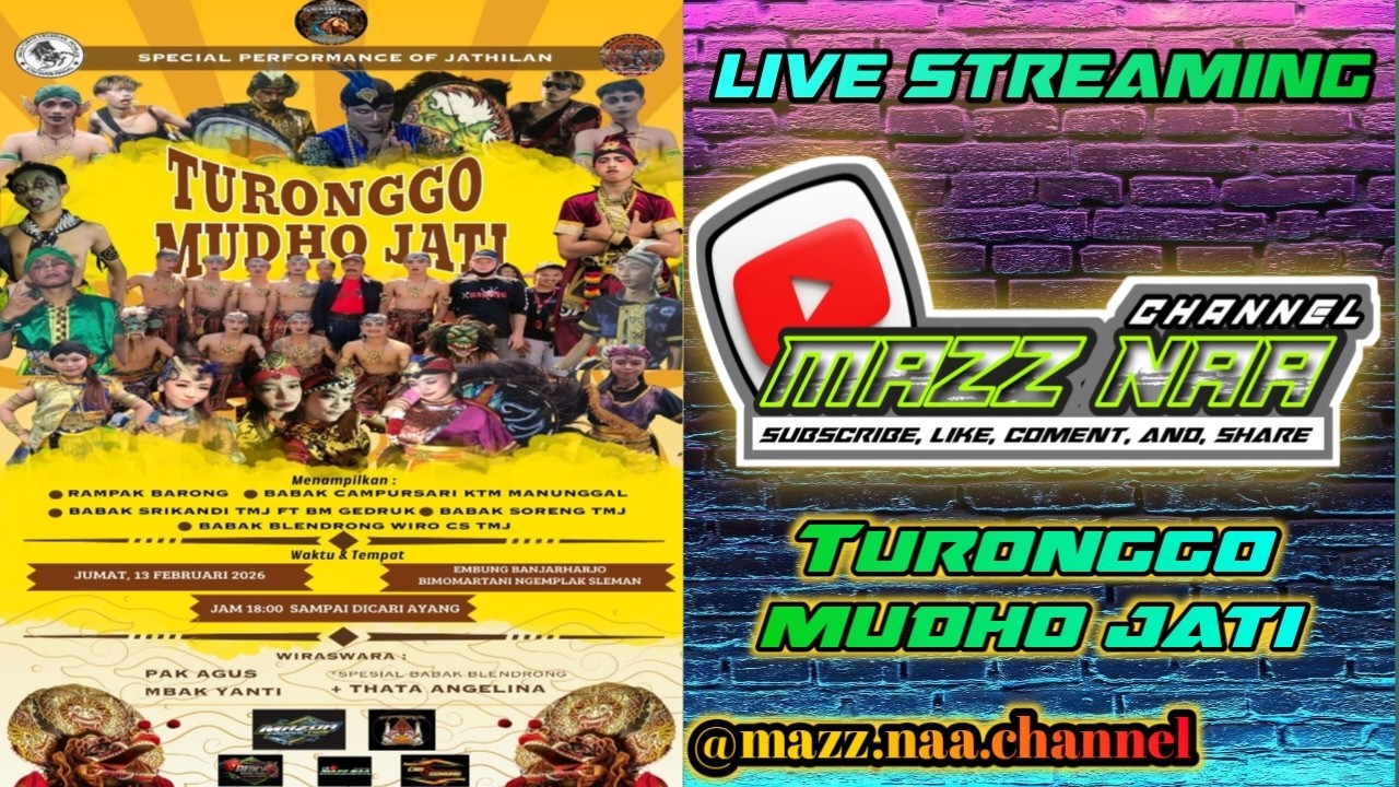 Livestreaming 🔴 Jathilan TURONGGO MUDHO JATI 📍 Embung Banjarharjo