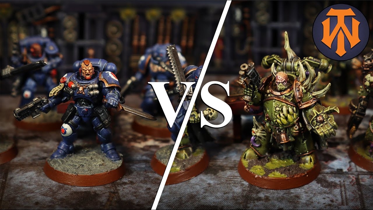 #51 KT Into The Dark - Intercession Squad VS Death Guard - Battle Report, Kill Team, Warhammer 40k