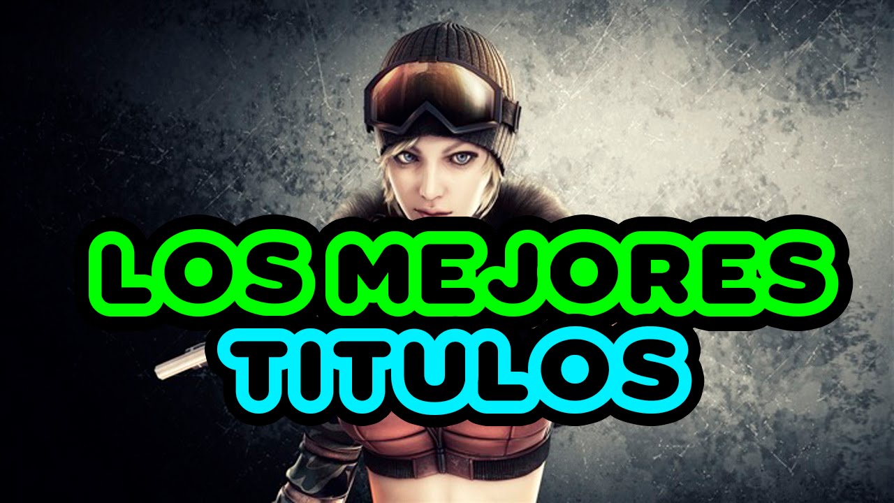 Los Mejores Titulos Para Point Blank  Arma/Sniper/Pistola/Cuchillo