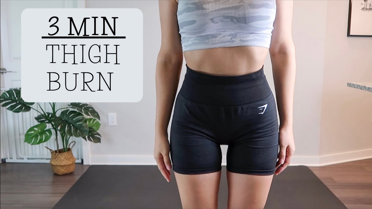 3 min INNER & OUTER THIGH WORKOUT l Toned Lean Legs