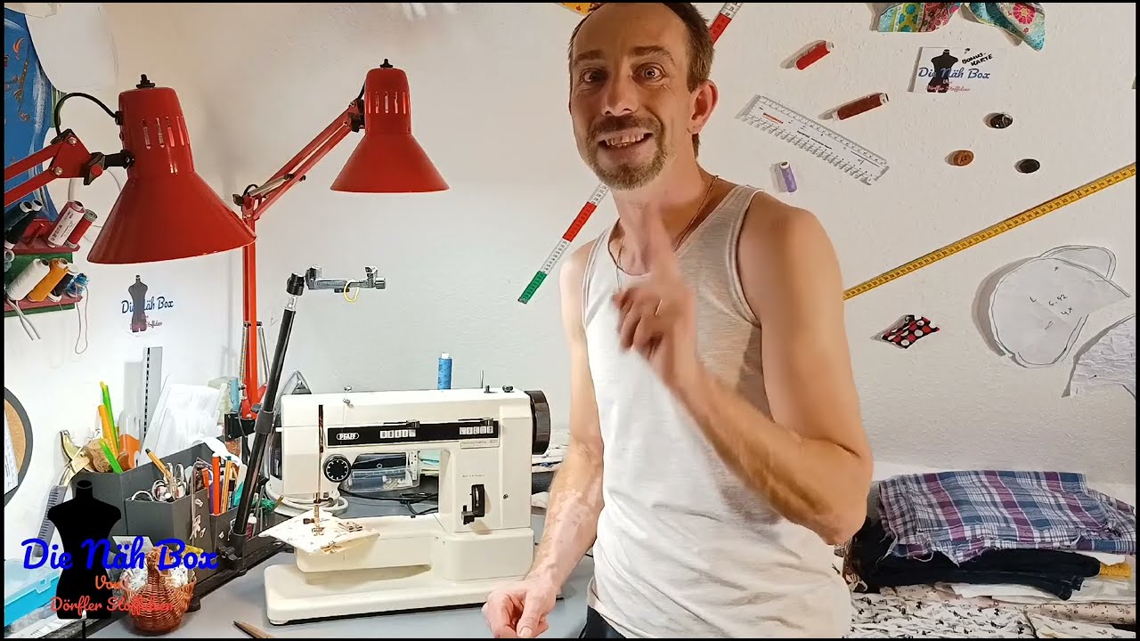 Anleitung Teil: 4 Nähmaschine Pfaff Hobbymatic 801. Der Knopfloch Näh Fuß!