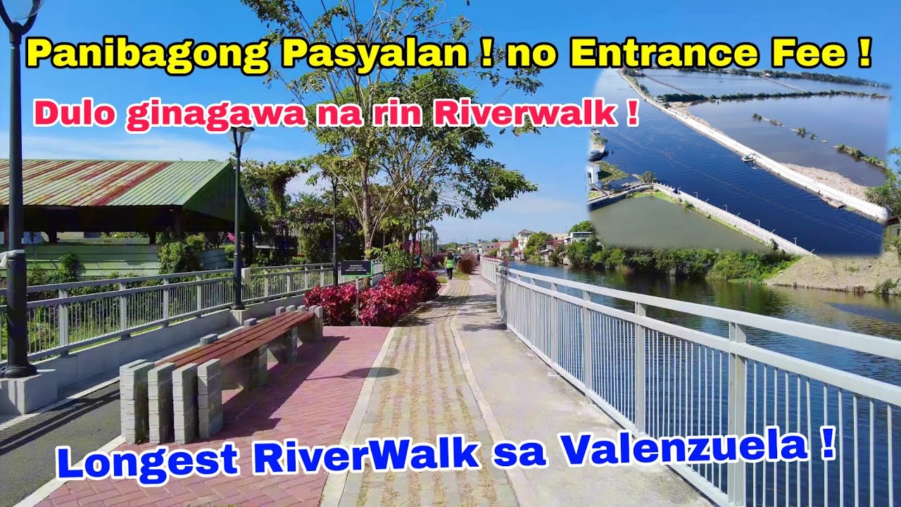 Bagong Pasyalan libre lang ! Longest River Walk sa Valenzuela !  Polo to tagalag Village River