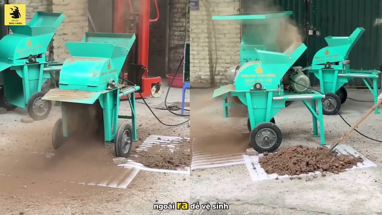 Giới thiệu máy nghiền đất Trâu Vàng | LH: 0985.486.138 #cokhitrauvang #maynghiendat #nongnghiep