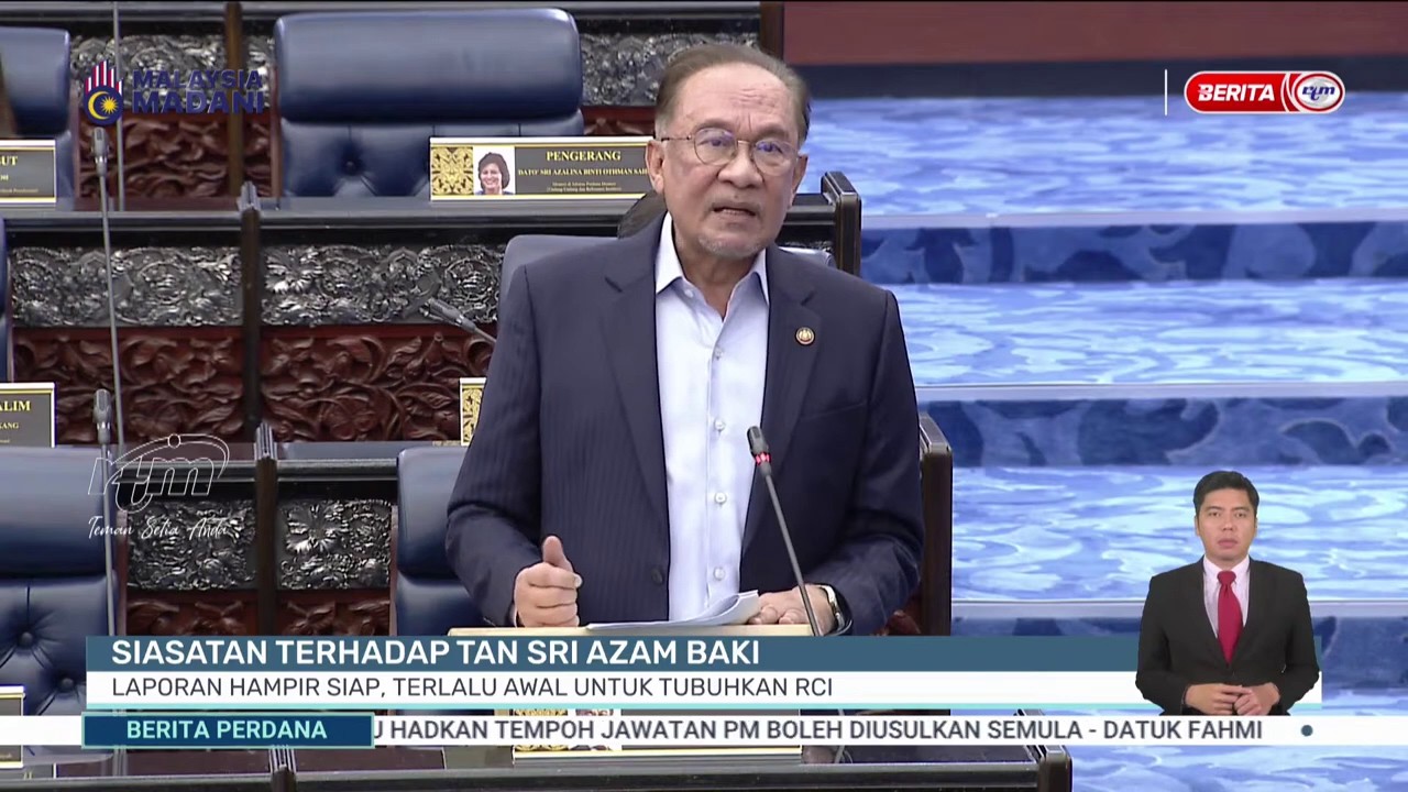 3 MAC 2026 - BERITA PERDANA - SIASATAN TERHADAP TAN SRI AZAM BAKI: LAPORAN HAMPIR SIAP, TERLALU AWAL