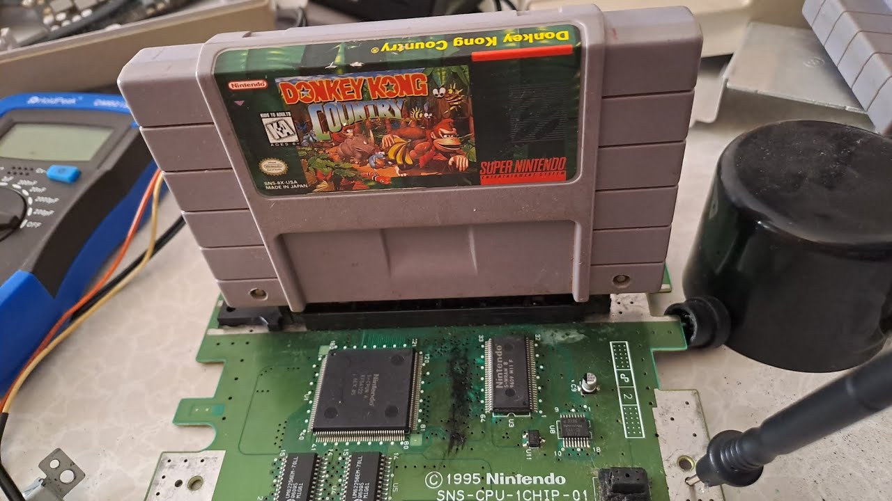 Intentando reparar un Super Nintendo 1CHIP con pantalla negra | Parte 1