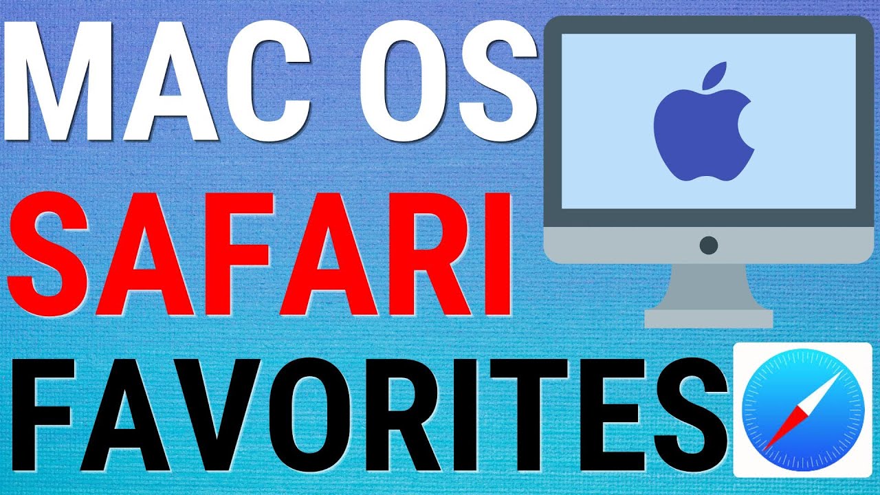 How To Save Websites To Favorites On Safari For Mac